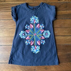 TEA collection 12-18 month Rainbow Rays Graphic Baby dress